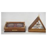1099	THE NOBLE COLLECTION HARRY POTTER RING & GLASSES, BOTH COME IN DISPLAY CASES. 