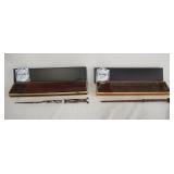1106	LOT OF TWO HARRY POTTER THE NOBLE COLLECTION WAND REPLICAS, LOT INCLUDES; PROFESSOR SLUGHORN & 