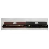 1126	LOT OF TWO THE NOBLE COLLECTION HARRY POTTER WAND REPLICAS, LOT INCLUDES KINGSLEY SHACKLEBOLT &