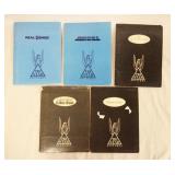 1133	LOT OF FIVE TRISTAR PICTURES MOVIE PRESS KITS, LOT CONTAINS; THE SEVENTH SIGN, IRON EAGLE, LIKE