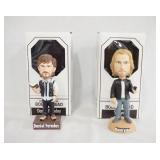 1162	LOT OF TWO LOST DHARMA INITATIVE BOBBLE HEADS INCLUDING DANIEL FARADAY & SAWYER BY BIF BANG POW