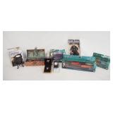 1177	LOT OF MISC. HARRY POTTER COLLECTABLES LOT INCLUDES A NOBLE COLLECTION QUIDDITCH CHEST, NECA TR