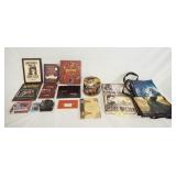 1179	LOT OF MISC. HARRY POTTER COLLECTABLES INCLUDING A FILM WIZARDY BOOK W/ EXTRAS INSIDE, THE UNOF