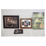 1180	LOT CONTAINS FRAMED HARRY POTTER FILM CELLS, A PROMOTIONAL CALENDER FOR THE HALF BLOOD PRINCE, 