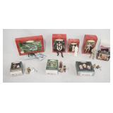1186	GROUP OF HALLMARK STAR WARS CHRISTMAS ORNAMENTS. THE SET OF THREE EWOKS IS MISSING ONE EWOK. 