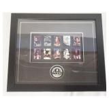 1187	FRAMED LIMITED EDITION NO. 789/1977 STAR WARS 25TH ANNIVERSARY PIN SET W/ COA. 17 1/4 IN X 15 I