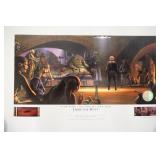 1189	LIMITED EDITION STAR WARS RETURN OF THE JEDI JABBA THE HUT RALPH MCQUARRIE PRINT W/ 70MM FILM C