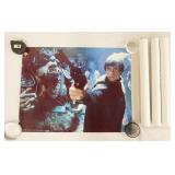 1192	LOT OF FOUR 1983 STAR WARS RETURN OF THE JEDI MOVIE POSTERS. POSTERS HAVE AVERAGE SIGNS OF WEAR