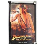 1195	1983 INDIANA JONES TEMPLE OF DOOM MOVIE POSTER. 27 IN X 40 IN 