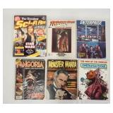 1198	LOT OF SIX MOVIE RELATED MAGAZINES LOT INCLUDES THE GREATEST SCI-FI FILMS OF ALL TIME, INDIANA 