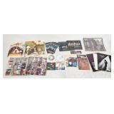 1205	LOT OF MISC. MOVIE MEMORABILIA INCLUDING THE THREE MUSKATEERS TRADING CARDS, A 38 IN X 25 IN PO