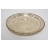 1004	STERLING SILVER PLATE, 10 IN DIAMETER, 6.605 TOZ