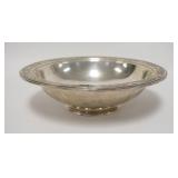 1005	LARGE STERLING SILVER BOWL, 10 IN DIAMETER, 2 3/4 IN HIGH, 11.28 TOZ