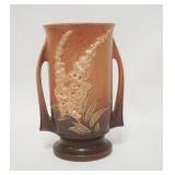 1017	ROSEVILLE PINK FOXGLOVE VASE, 8 3/8 IN HIGH
