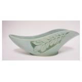1026	ROSEVILLE SILHOUETTE BOAT SHAPED BOWL, 11 IN WIDE