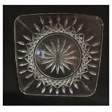1062	WATERFORD LARGE SQUARE PLATE, 11 3/4 IN