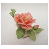 1069	BOEHM PORCELAIN FLOWER *MASSE LANE CAMELLIA*, HAS A COUPLE OF TINY NICKS ON THE UNDERSIDE OF TH