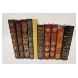 1078	GROUP OF 10 EASTON PRESS LEATHER BOUND BOOKS, INCLUDES ROBERT BROWNING, JOHN KEATS, ETC, BOOKS 