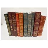 1081	GROUP OF 10 EASTON PRESS LEATHER BOUND BOOKS, INCLUDES UNCLE TOMS CABIN, DON QUIXOTE, ETC, BOOK