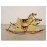 1144	ANTIQUE CHILDS ROCKING HORSE, 35 IN X 12 IN X 18 IN HIGH