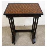 1152	NEST OF 2 TABLES BY THEODORE ALEXANDER, 19 1/2 IN X 11 1/4 IN X 26 1/4 IN HIGH