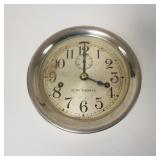 1212	SETH THOMAS SHIPS CLOCK, 7 IN DIAMETER
