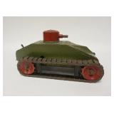 1217	STRUTCO TOY TANK, WIND UP, 12 1/2 IN LONG