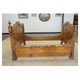 1237	ANTIQUE VICTORIAN DAY BED, 78 IN LONG X 52 IN WIDE X 51 IN HIGH