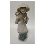 1281	LLADRO FIGURE ASIAN WOMEN W/ CHILD. 10 1/2 IN H 