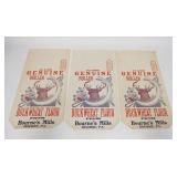 1298	3 BOURNES MILLS BUCKWHEAT FLOUR BAGS, 10 IN X 19 3/4 IN
