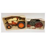 1311	2 ERTL CASE TRACTORS IN BOXES, LARGEST IS 9 IN LONG