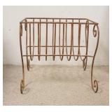 1323	WROUGHT IRON KINDLING BASKET
