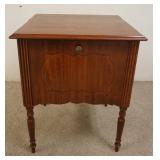 1331	SMALL FALL FRONT CABINET WITH PULL OUT SURFACE SIDE. 22 1/2 IN X 20 IN X 28 IN