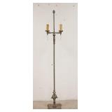 1334	ART DECO FLOOR LAMP, 62 IN HIGH