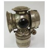 1019	ANTIQUE BRASS MINERS LAMP, *AUTO LIGHT8, W/BOX