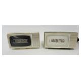 1040	2 MIDCENTURY MODERN NUMECHRON DESK CLOCKS