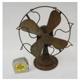1062	VINTAGE *GOLD WAVE* FAN, 13 IN HIGH