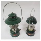 1101	LOT OF 2 COLEMAN LANTERNS MODELS 228E & 288