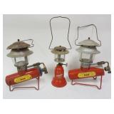 1103	LOT OF 3 LANTERNS, BENZ-O-MATIC & PREPO