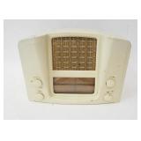 1128	STROMBERG-CARLSON TABLE TOP AM/FM RADIO, 14 IN X 7 1/2 IN X 10 1/2 IN
