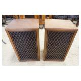 1164	PAIR OF SONICS STEREO SPEAKERS, MODEL AS-337 15 IN X 11 1/2 IN X 26 IN HIGH