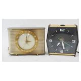 1211	2 CLOCKS-STANCRAFT & TELECHRON, WIDEST IS 7 1/2 IN