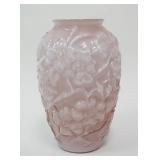 1220	FENTON LARGE LAVENDER CASED VASE, 10 1/2 IN HIGH