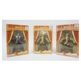 1231	3 NSYNC FIGURES IN BOXES, ON TOUR 2000 COLLECTORS EDITION, 2 J.C. & CHRIS