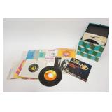 1237	CASE OF 45 RPM RECORDS, 60