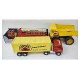 1243	3 TOY TRUCKS, 2 REMCO & SHOPRITE