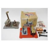 1248	2 MODEL STEAM ENGINES, INCLUDES MAMOD STEAM ENGINE SP4 IN ORIGINAL BOX, & ONE MARKED MADE IN GE