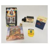 1285	LOT OF TOYS & BANKS, INCLUDES GI JOE