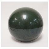 1304	ART POTTERY GARDEN BALL, APPROXIMATELY 11 IN