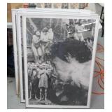 1316	6 HOLOCAUST PHOTOGRAPHIC COLLAGES BY CAROL ROSEN, PENCIL SIGNED LOWER RIGHT